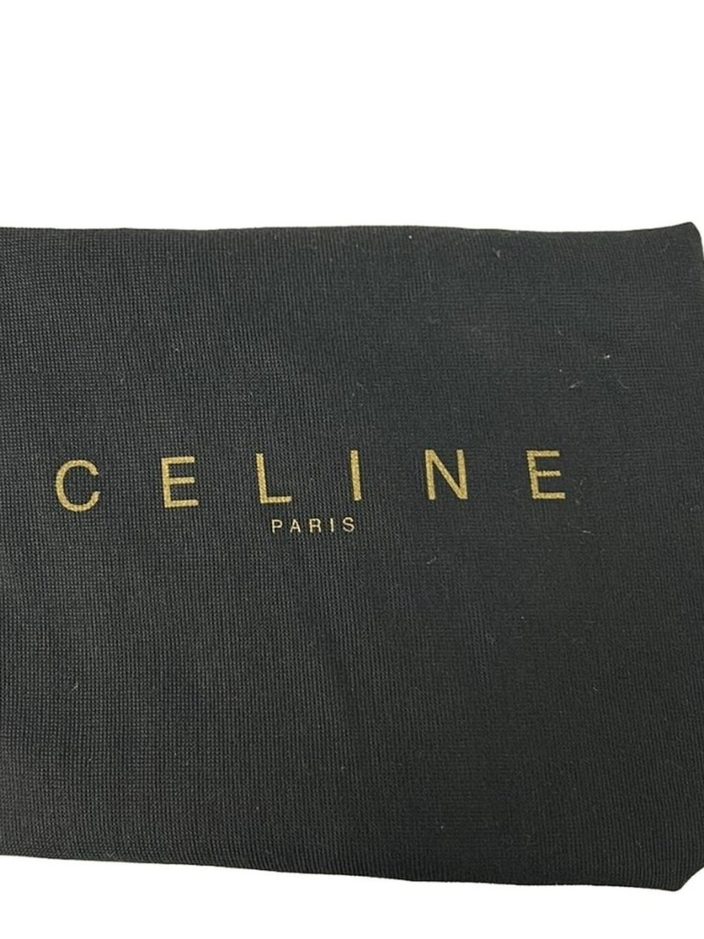 CELINE - Black Chemical Fiber Leather Handbag - Picture 8 of 12